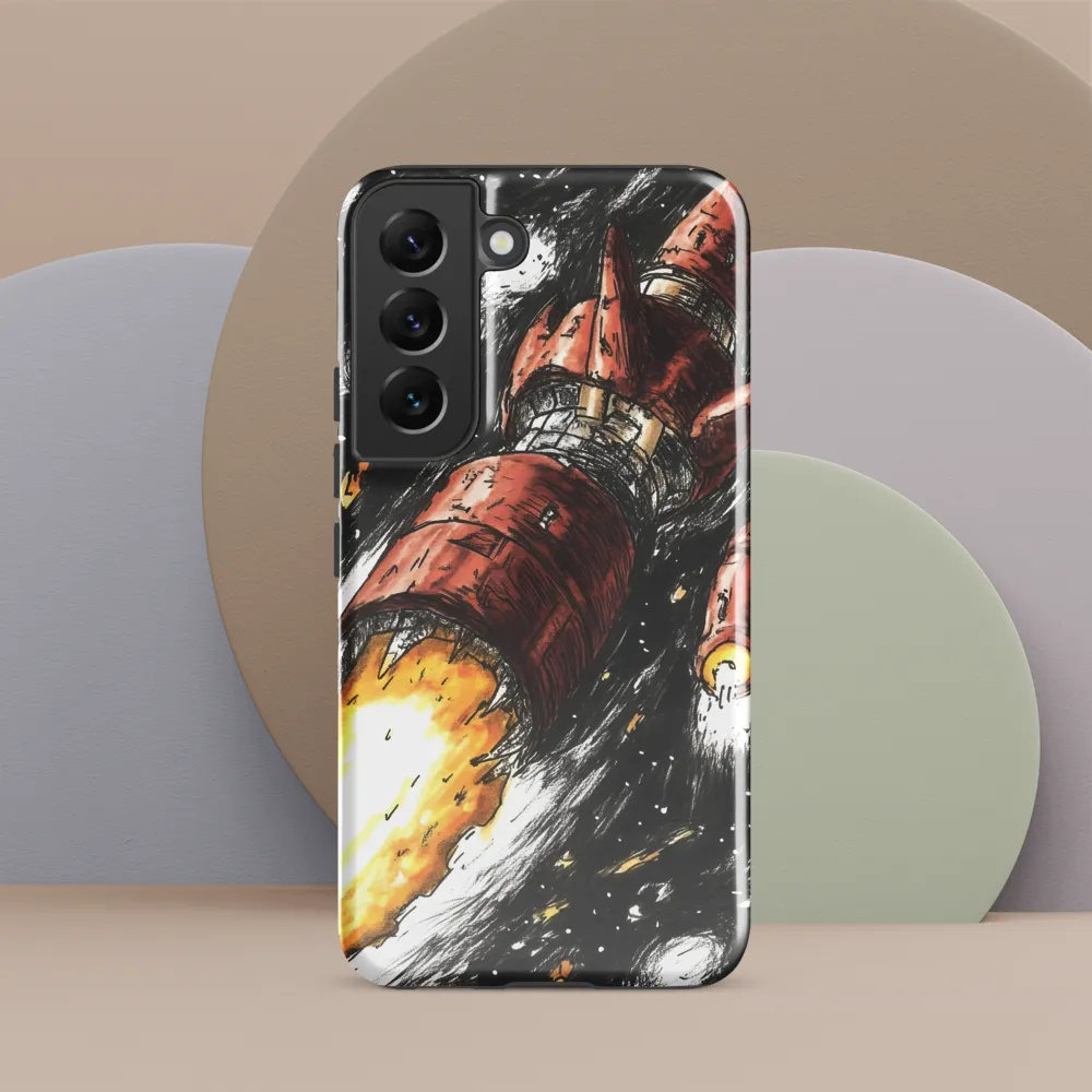 Ignition in the Abyss | Phone Case |  S22 | Tough Case | Glossy