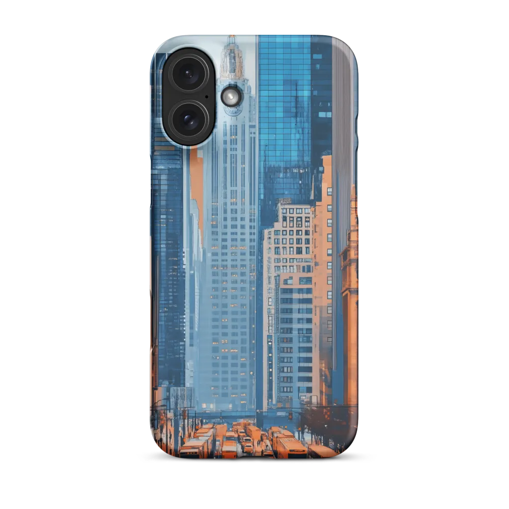 Urban Symphony in Blue and Orange