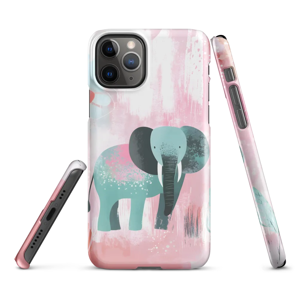 Whimsical Elegance: An Elephant's Serenade | Phone Case |  11 Pro | Snap Case | Glossy