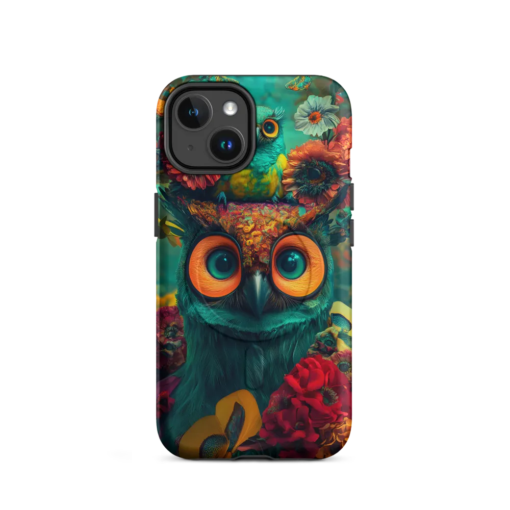 Majestic Harmony: The Floral Owl