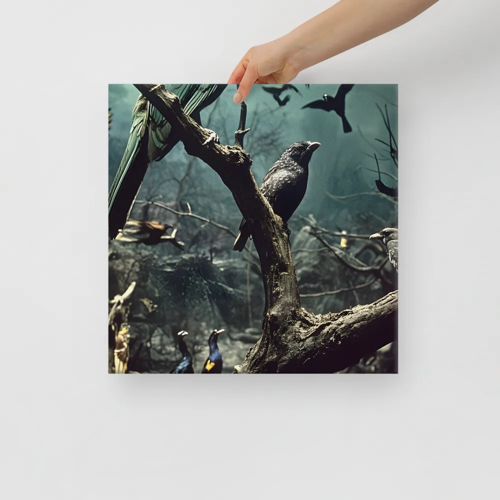 Whispers of the Avian Realm | Canvas | 16″×16″