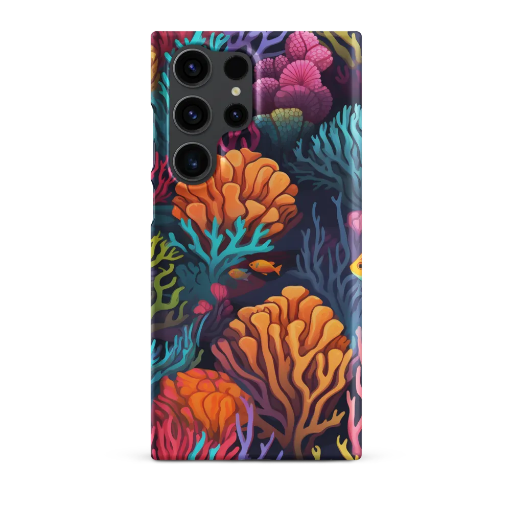 Underwater Harmony: A Coral Reef Wonderland | Phone Case |  S23 Ultra | Snap Case | Matte
