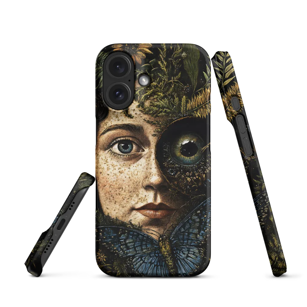 Nature's Embrace: A Surreal Portrait | Phone Case |  16 | Snap Case | Matte