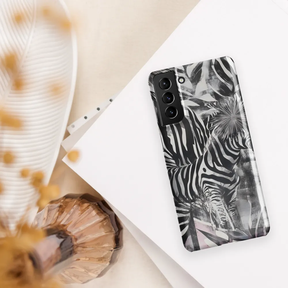 Zebra in the Jungle of Illusions | Phone Case |  S21 Plus | Snap Case | Glossy