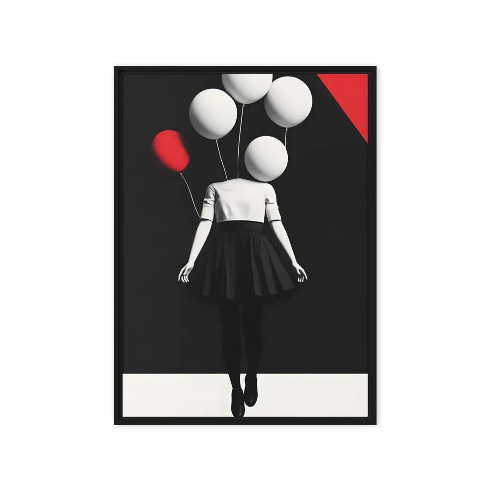 Suspended in Mystery | Canvas with Black Frame | 20″×28″