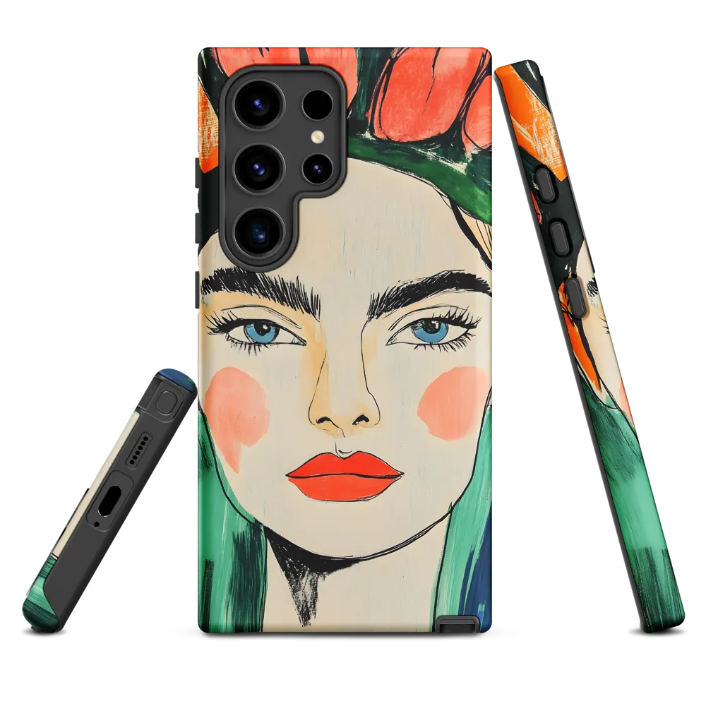 Radiant Bloom: A Serene Portrait