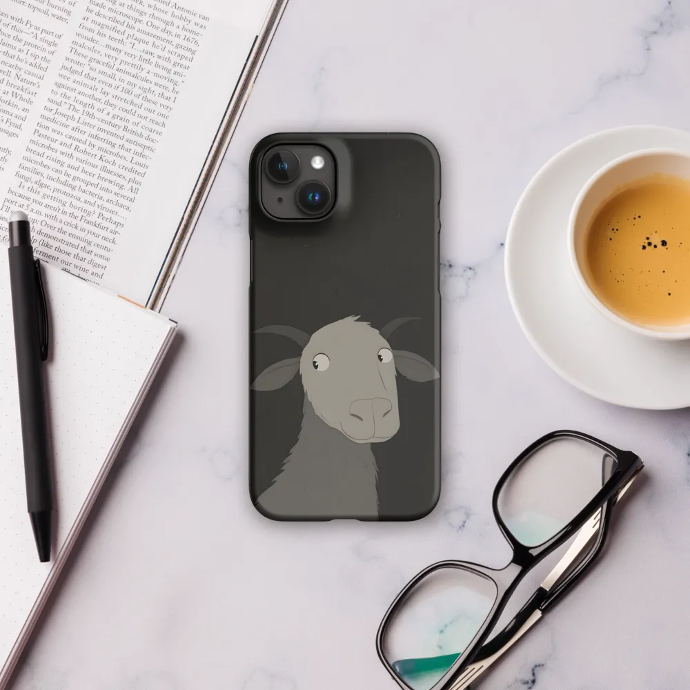 Whimsical Goat in Darkness