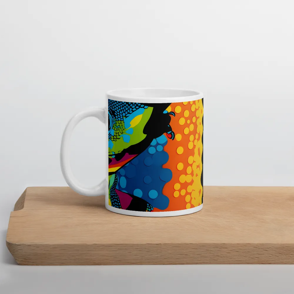 Colorful Encounters: The Playful Geckos | Mugs | Multiple Sizes & Colors