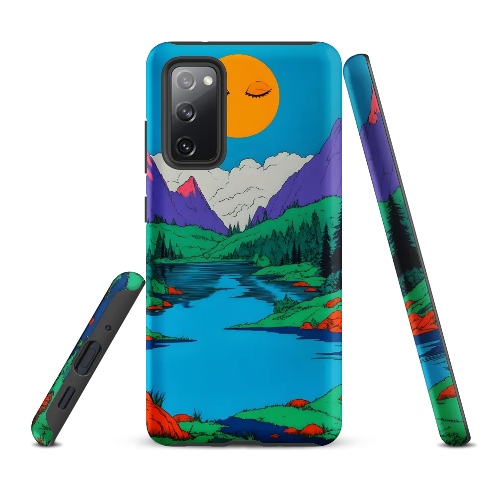 Whimsical Serenity in Vibrant Colors
