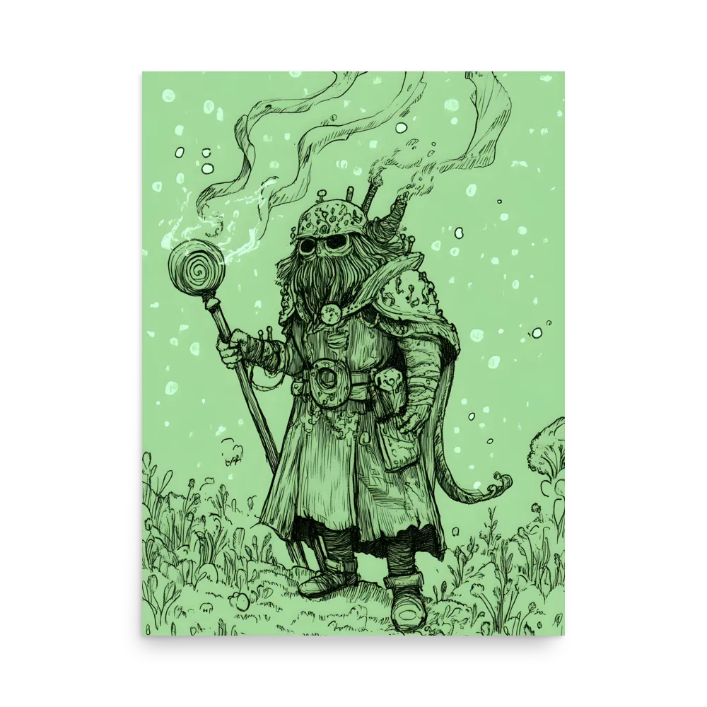 The Enigmatic Wizard | Poster | 18″×24″