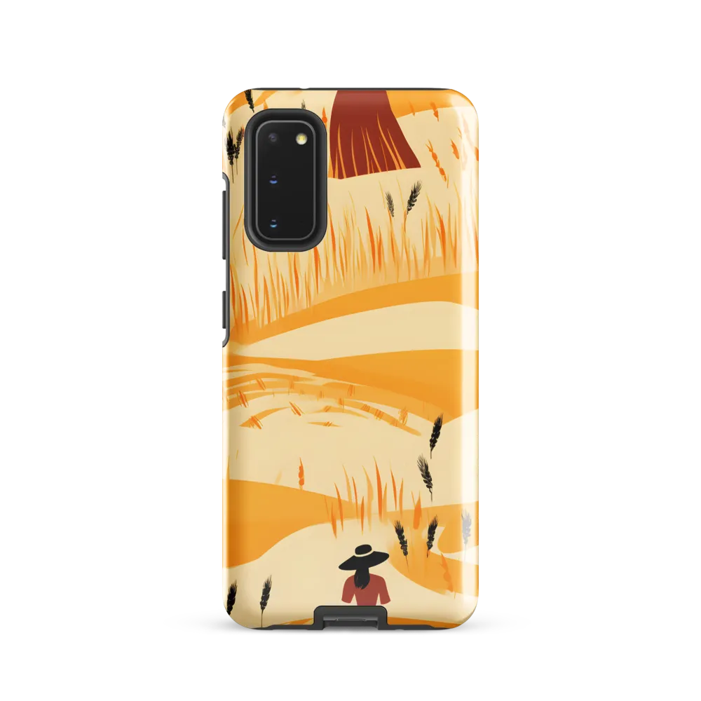 Embracing the Fields: A Floral Journey | Phone Case |  S20 | Tough Case | Glossy