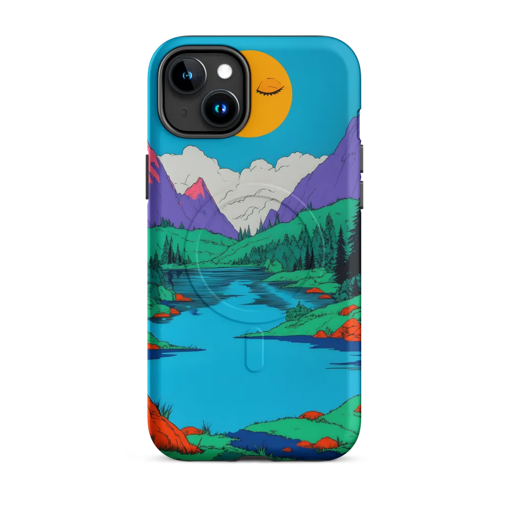 Whimsical Serenity in Vibrant Colors