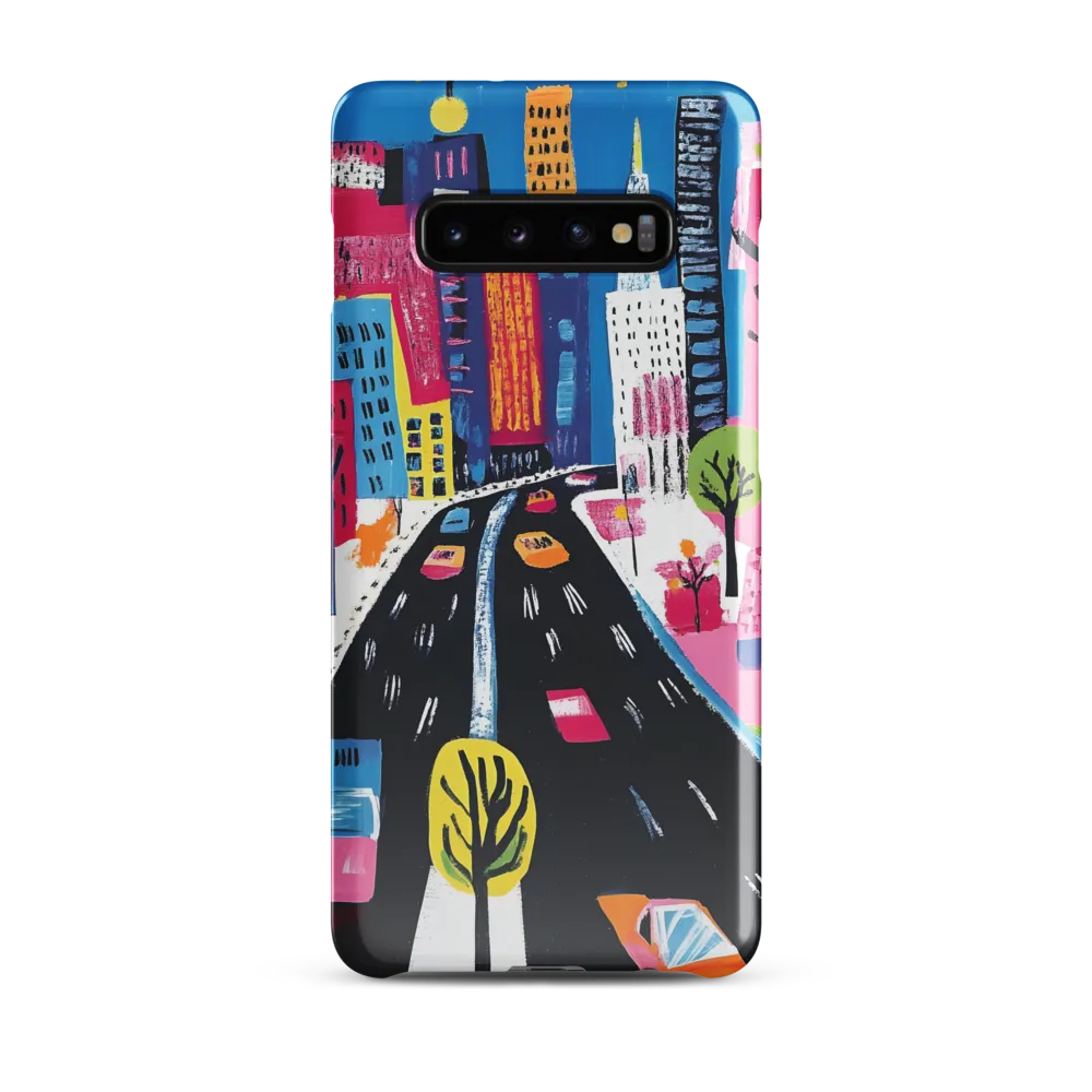 City Dreams in Vibrant Hues | Phone Case |  S10 Plus | Snap Case | Glossy