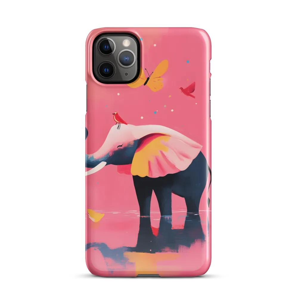 Whimsical Serenity: The Playful Elephant | Phone Case |  11 Pro Max | Snap Case | Glossy