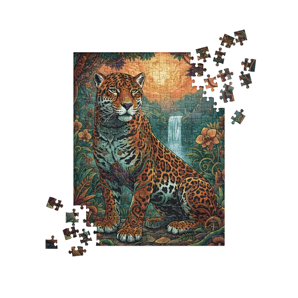 Jaguar of the Falls 
 Jigsaw Puzzle