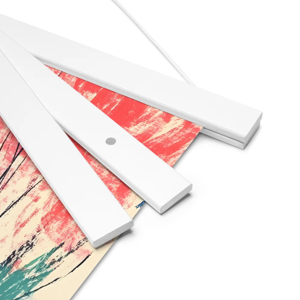Whispers of Tranquility | Poster With White Wood Hanger | 14″×14″