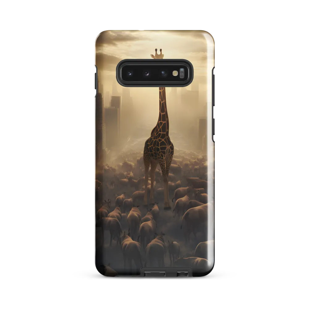 Urban Serengeti: A Giraffe's Perspective | Phone Case |  S10 Plus | Tough Case | Glossy