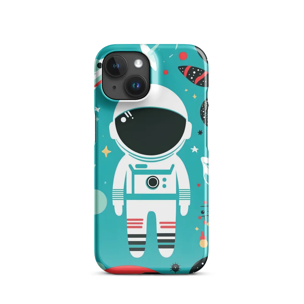 Whimsical Astronaut in Cosmic Wonderland