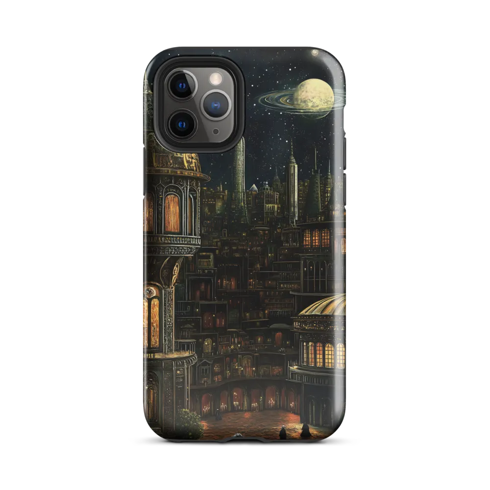 Celestial Enigma: A Surreal Cityscape