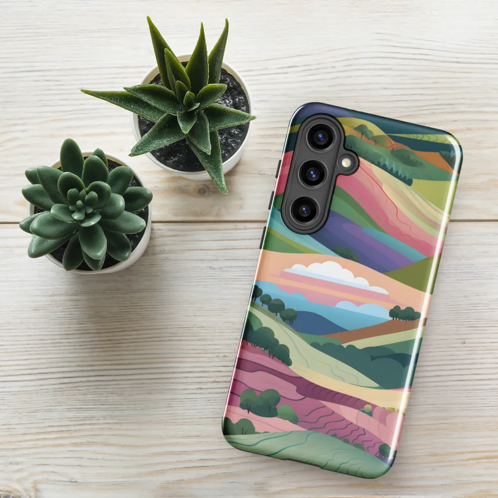 Harmonious Hills | Phone Case |  S24 Plus | Tough Case | Glossy