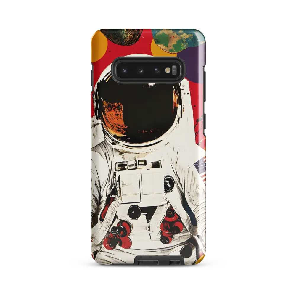 Cosmic Exploration: The Astronaut's Journey | Phone Case |  S10 Plus | Tough Case | Glossy