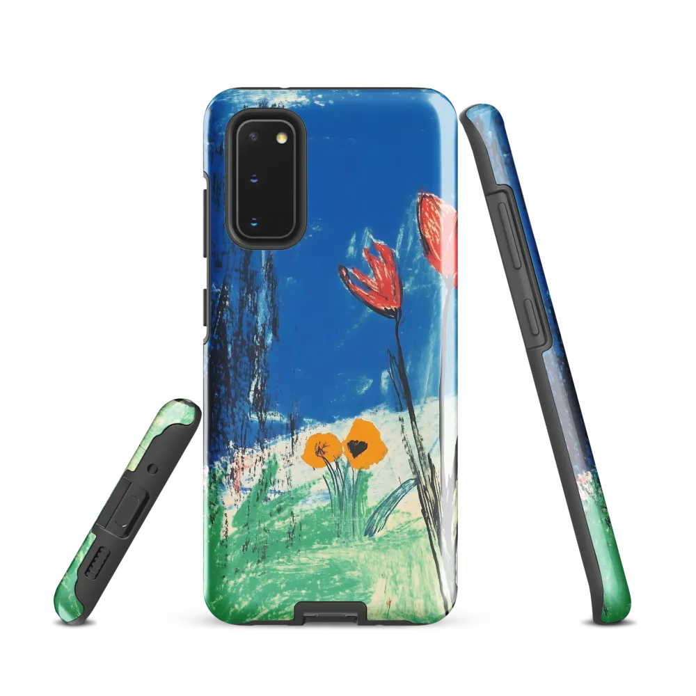 Joyful Blossoms in Blue