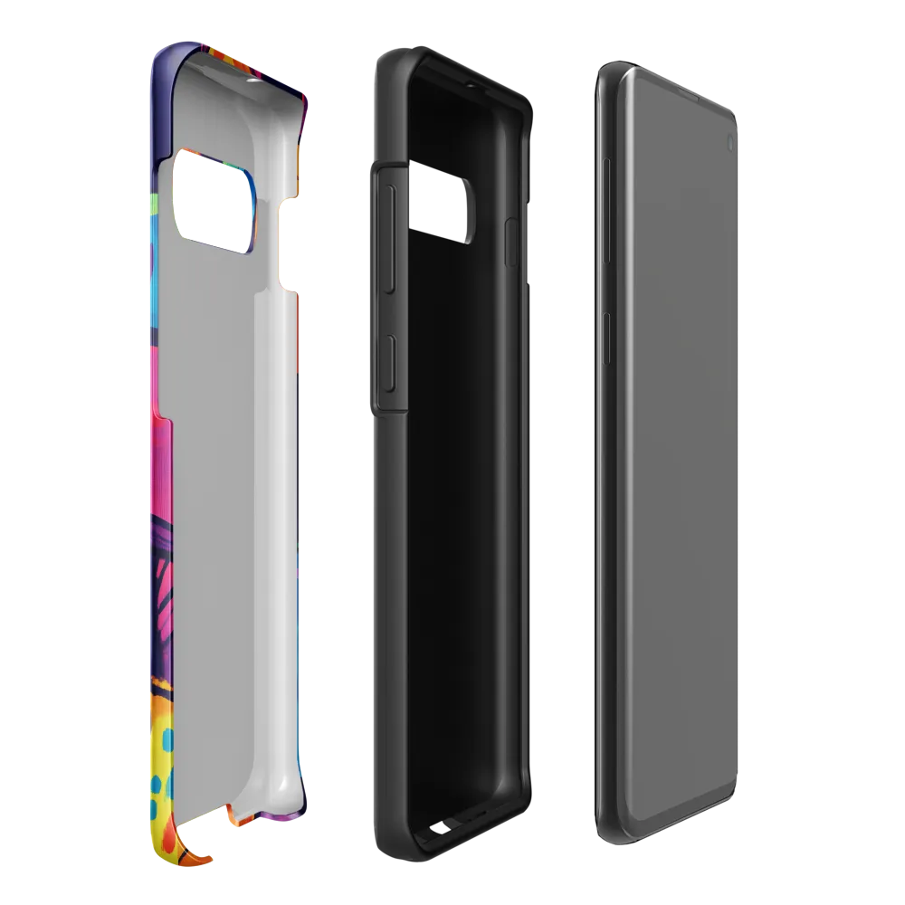 Vibrant Shapes of Joy | Phone Case |  S10 Plus | Tough Case | Glossy