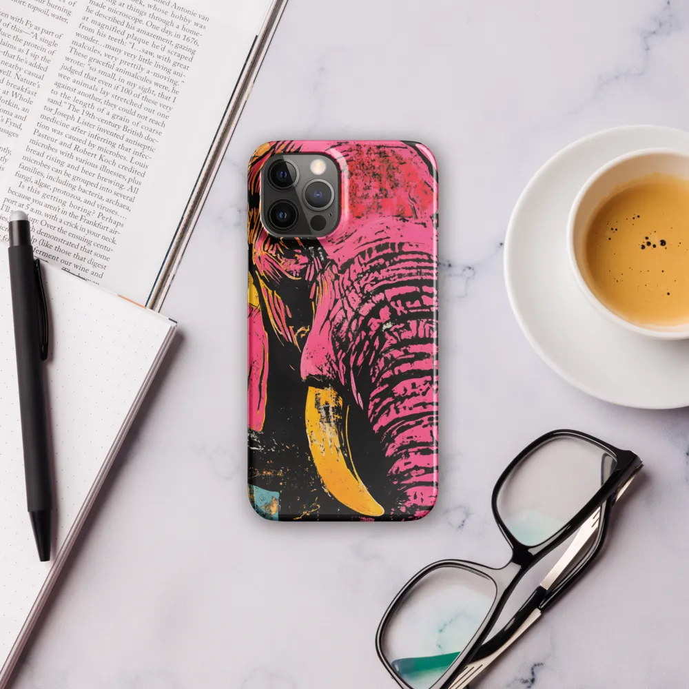 Bold Encounter: The Vibrant Elephant | Phone Case |  12 Pro Max | Snap Case | Glossy