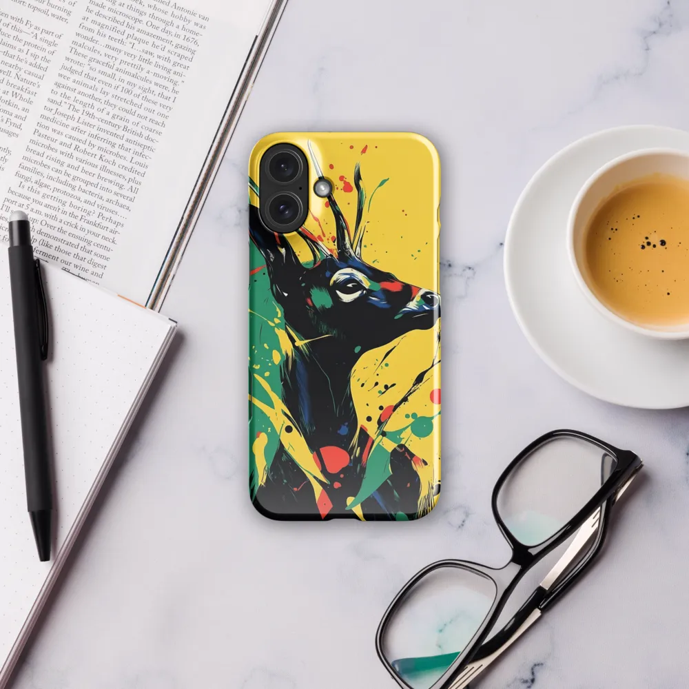 Regal Nature: The Vibrant Deer | Phone Case |  16 Plus | Snap Case | Glossy