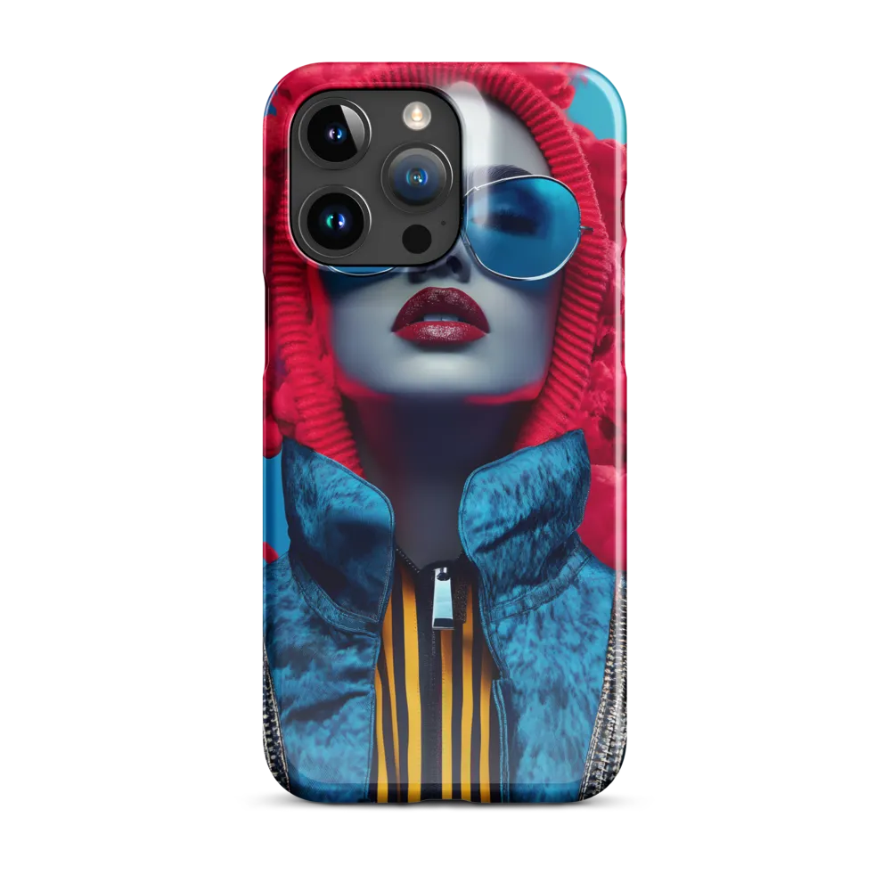 Bold Elegance in Digital Fashion | Phone Case |  15 Pro Max | Snap Case | Glossy