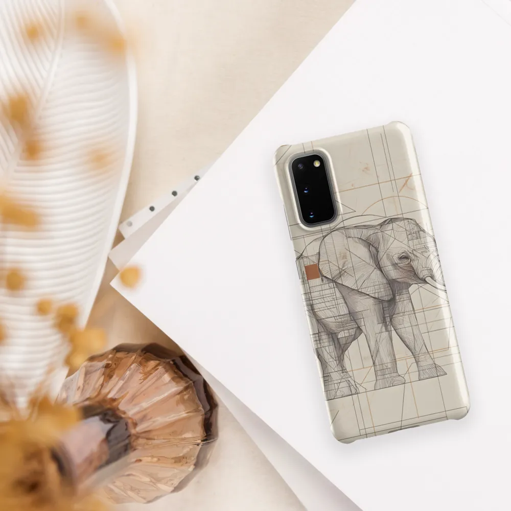 Geometric Elegance: The Steel Elephant