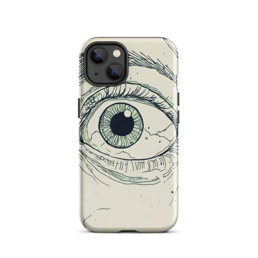 Observant Gaze | Phone Case |  13 | Tough Case | Glossy