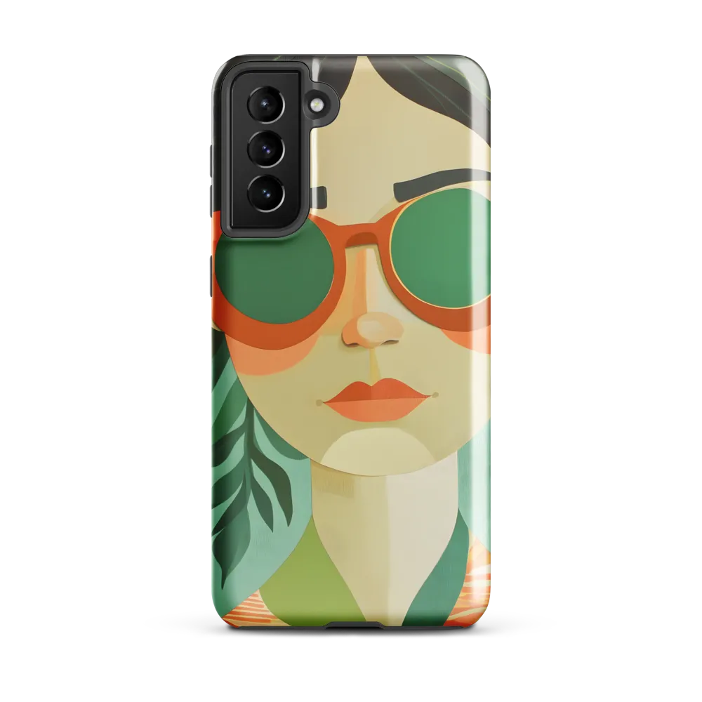 Bold Serenity: A Modern Portrait