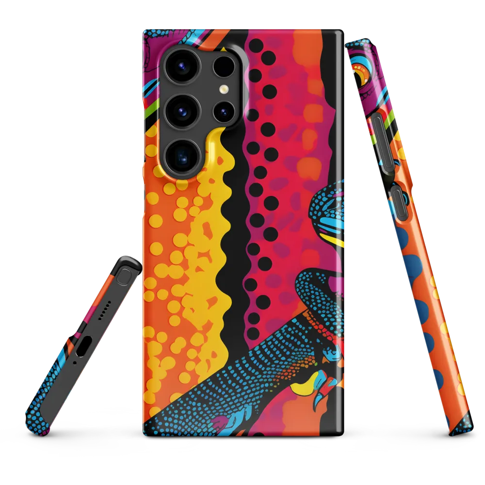 Colorful Encounters: The Playful Geckos
