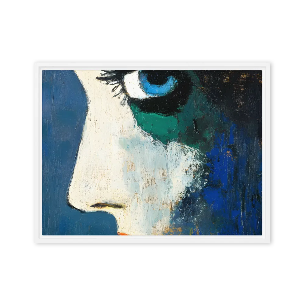 Reflections of Emotion | Canvas with White Frame | 18″×24″