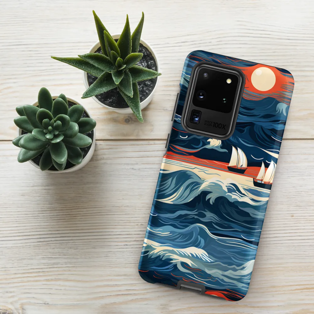 Ocean Whispers: A Voyage at Dusk