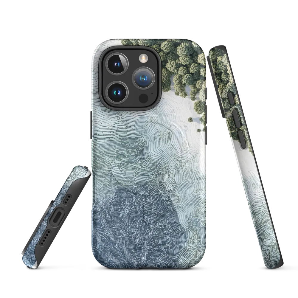 Serenity of Shorelines | Phone Case |  16 Pro | MagSafe® Tough Case | Matte