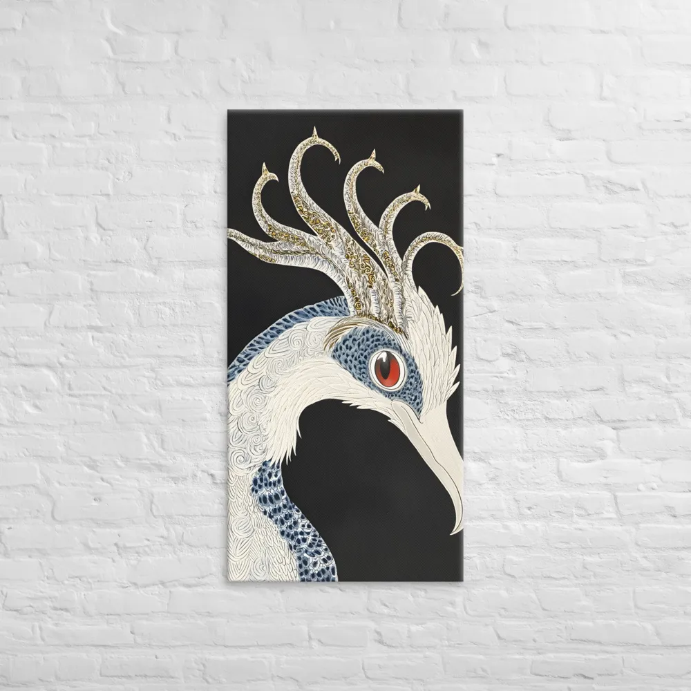 Elegance of the Majestic Peacock | Canvas | 24″×48″