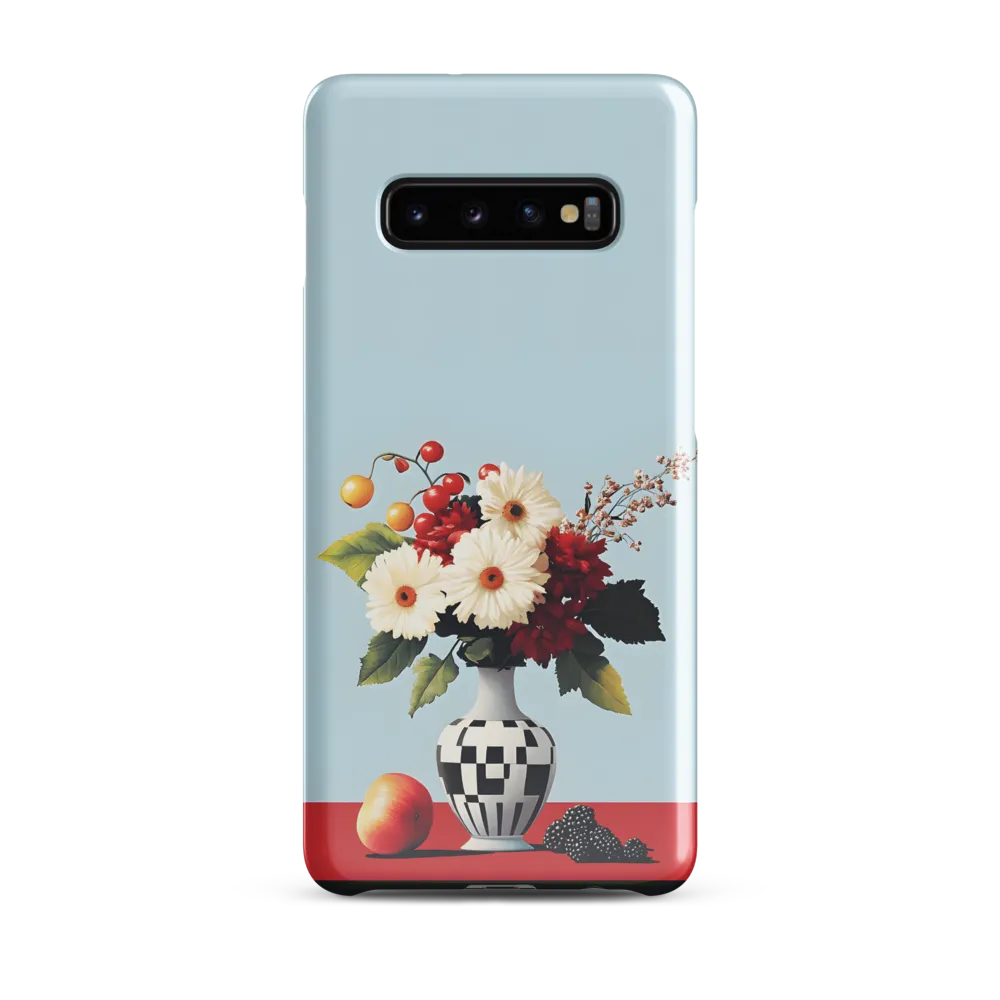 Floral Symphony: A Modern Still Life | Phone Case |  S10 Plus | Snap Case | Glossy