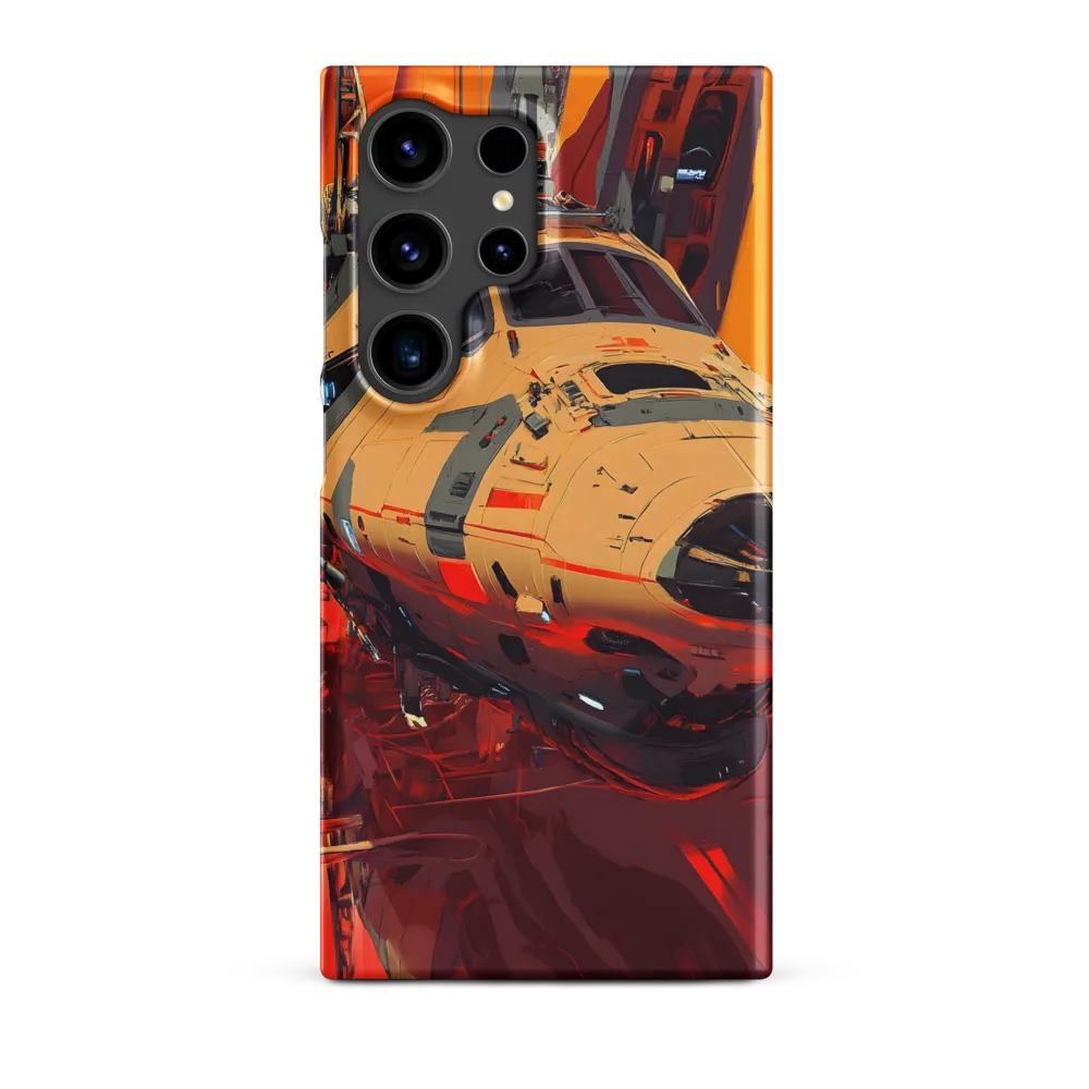 Futuristic Vessel: A Glimpse into Tomorrow | Phone Case |  S24 Ultra | Snap Case | Matte