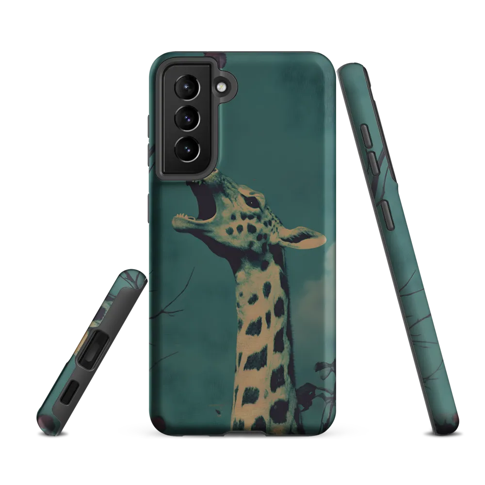 Whispers of the Tall: A Surreal Giraffe Encounter