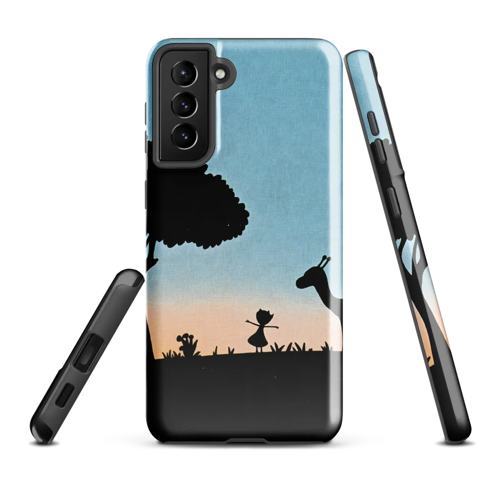Curiosity in the Silhouette | Phone Case |  S21 Plus | Tough Case | Glossy