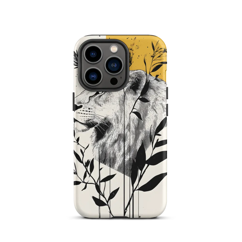 Regal Serenity: The Lion and Flora