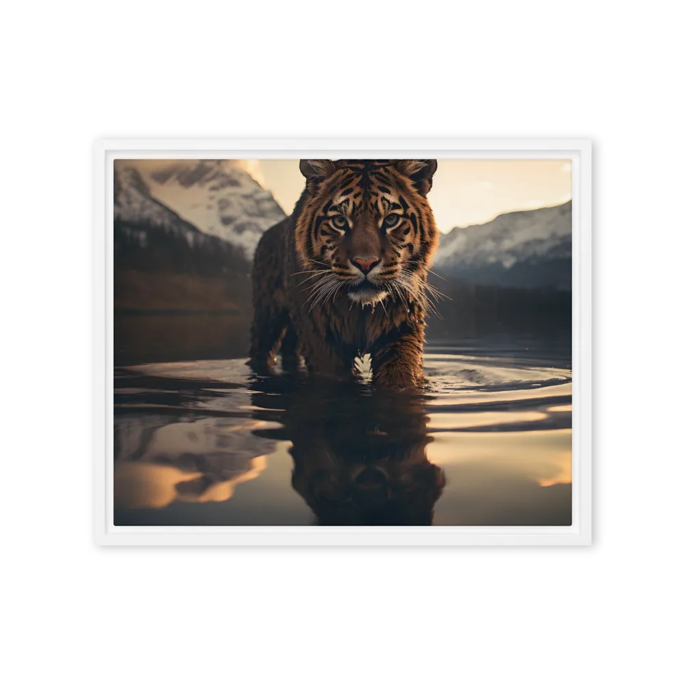 Majestic Reflection: The Tiger's Domain