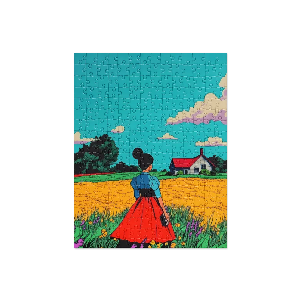 Whispers of a Sunlit Meadow | Jigsaw Puzzle | 252 pieces