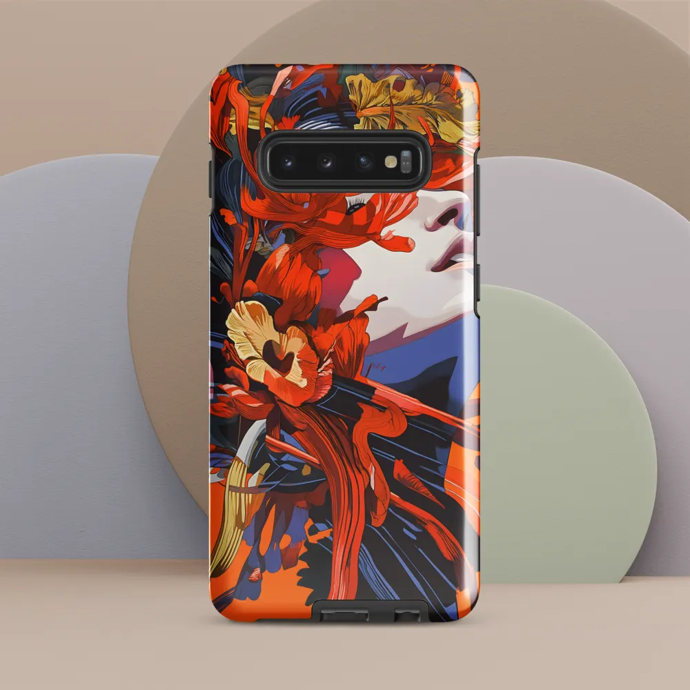 Floral Serenity | Phone Case |  S10 Plus | Tough Case | Glossy