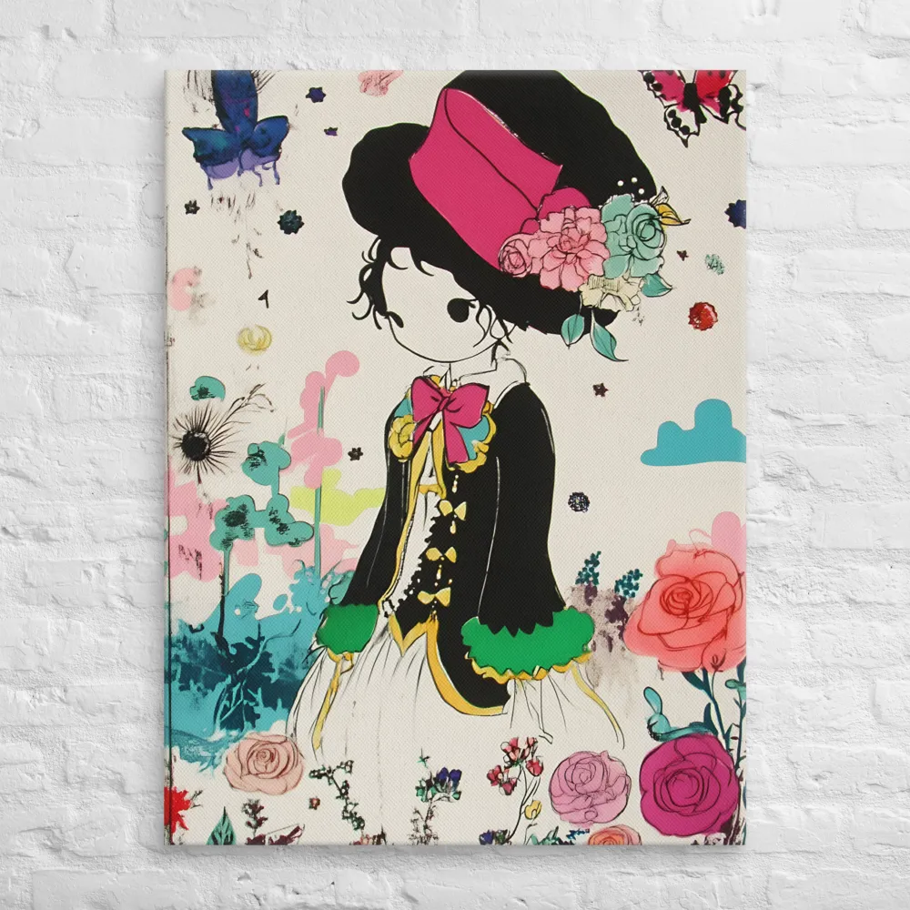 Whimsical Garden Reverie | Canvas | 30″×40″
