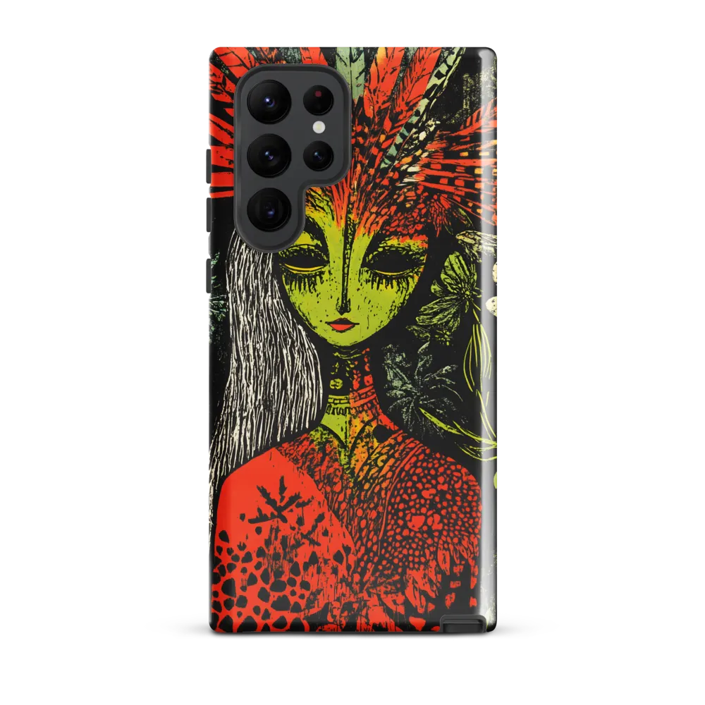 Mystical Flora: A Surreal Portrait