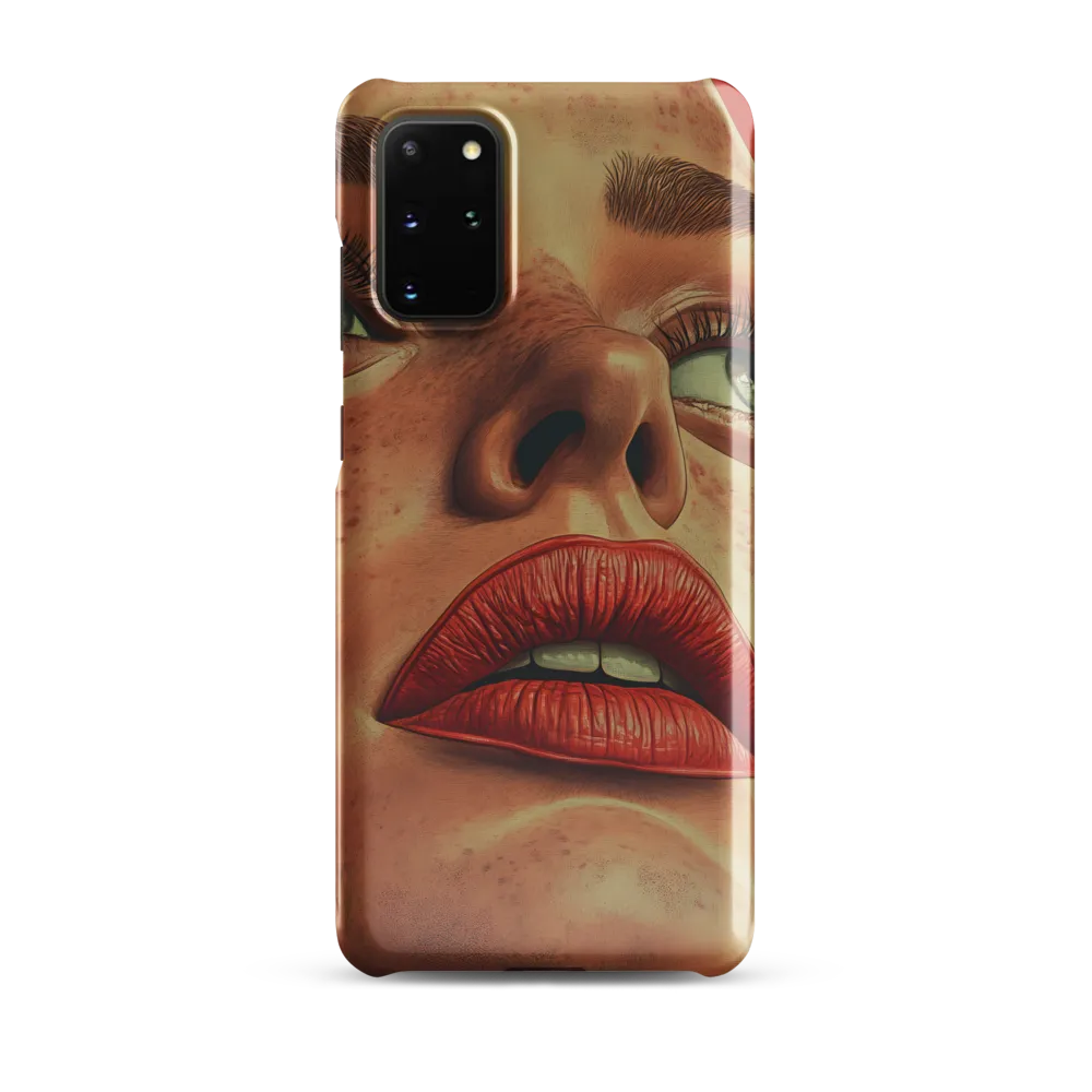Red Intensity: A Portrait of Elegance