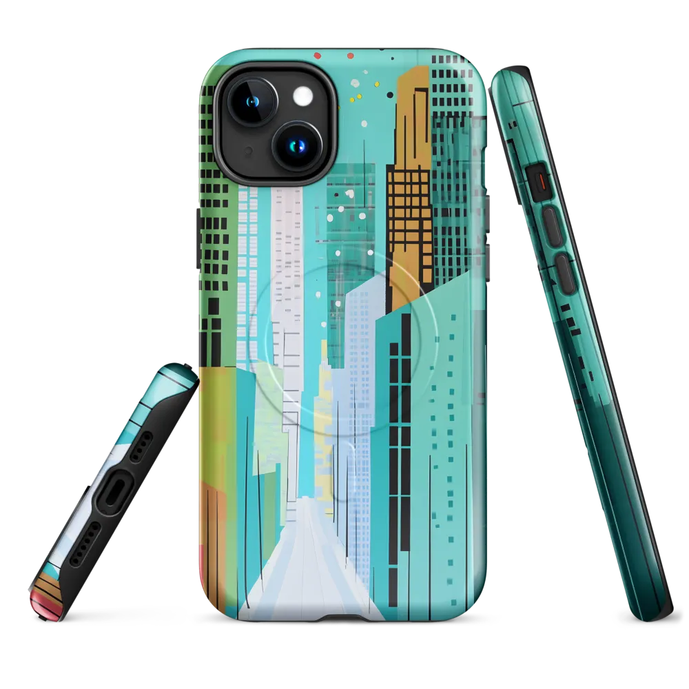 Urban Symphony in Turquoise